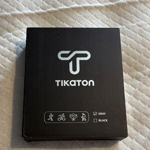 Tikaton Black and Gray Running belt athletic